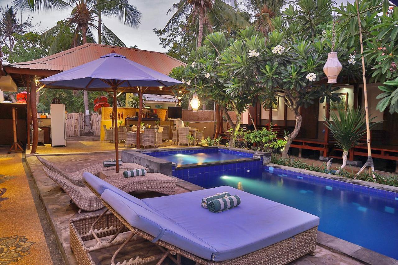 Sari Gili Bungalow غيلي آير المظهر الخارجي الصورة
